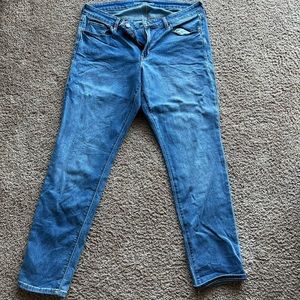 Old Navy Mid Rise Power Slim Straight